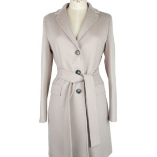 Made in Italy - Blue Wool Women Coat