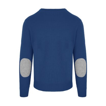 Malo - Blue Wool Men Sweater