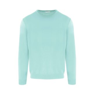 Malo - Elegant Cashmere Roundneck Sweater in Chic Blue