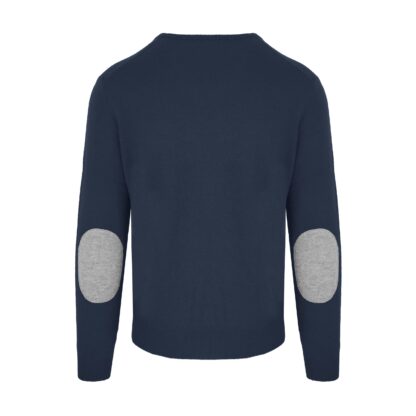 Malo - Blue Wool Men Sweater