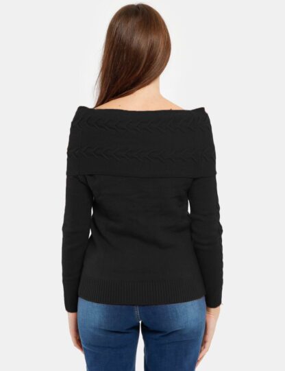 Yes Zee - Black Acrylic Women Sweater