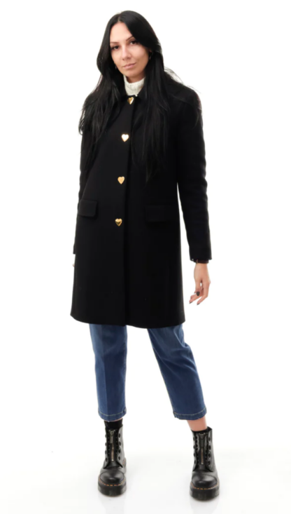 Love Moschino - Black Wool Women Coat