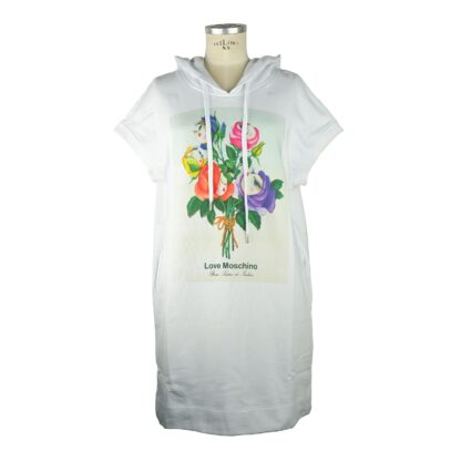 Love Moschino - White Cotton Women Dress