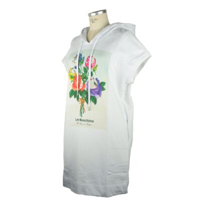 Love Moschino - White Cotton Women Dress