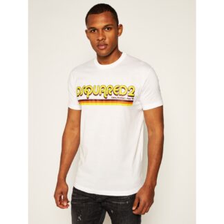 Dsquared² - Sleek Cotton Crewneck Tee with Bold Logo