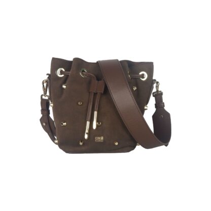 Cavalli Class - Brown Calfskin Women Crossbody Bag