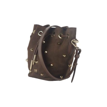 Cavalli Class - Brown Calfskin Women Crossbody Bag