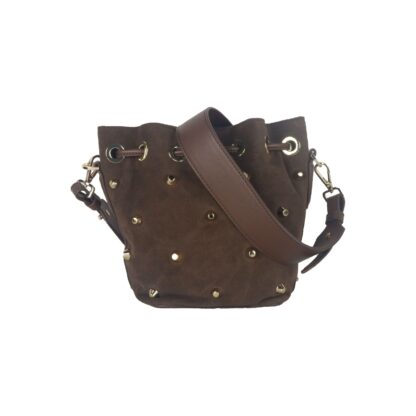 Cavalli Class - Brown Calfskin Women Crossbody Bag