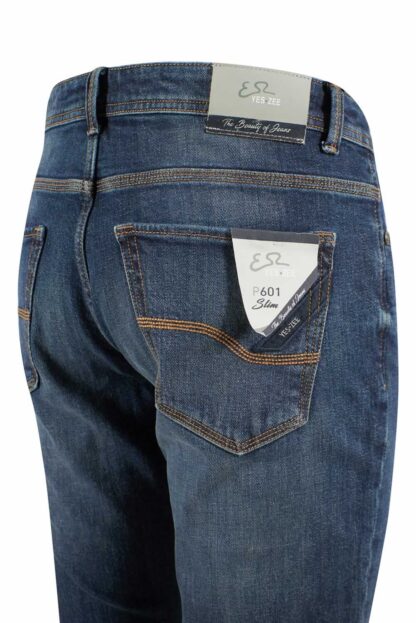 Yes Zee - Timeless Dark Denim Jeans for Men