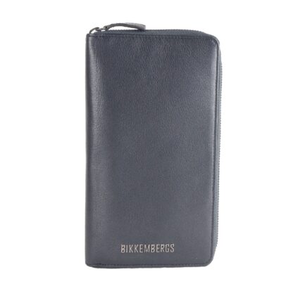 Bikkembergs - Blue Calfskin Men Wallet