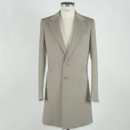 Made in Italy - Elegant Men's Virgin Wool Coat