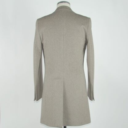 Made in Italy - Elegant Men's Virgin Wool Coat