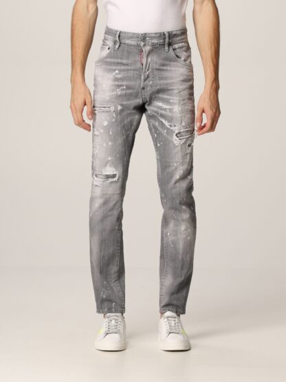 Dsquared² - Chic Gray Slim Fit Skater Jeans