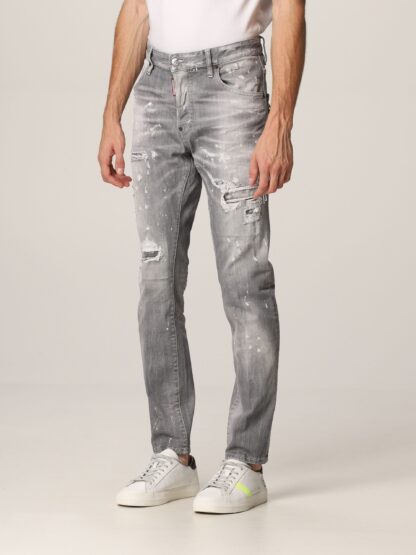 Dsquared² - Chic Gray Slim Fit Skater Jeans