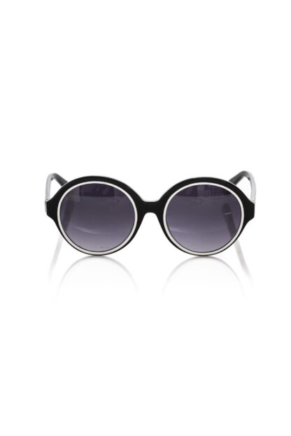 Frankie Morello - Black Acetate Women Sunglass