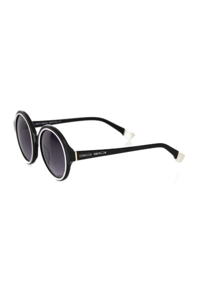 Frankie Morello - Black Acetate Women Sunglass