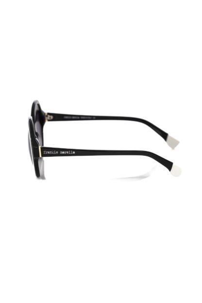 Frankie Morello - Black Acetate Women Sunglass