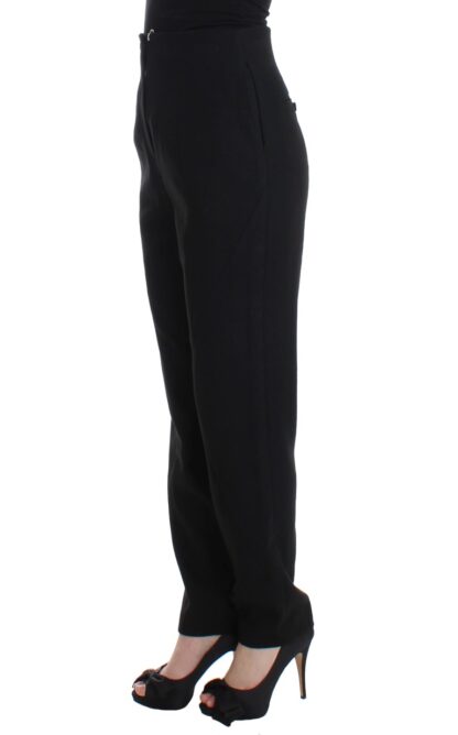 KAALE SUKTAE - Elegant High-Waist Black Pants