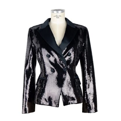 Elisabetta Franchi - Elegant Sequined Double-Breasted Jacket