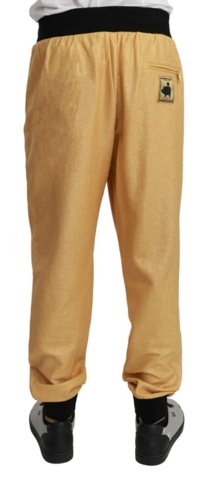 Dolce & Gabbana - Golden Couture Stretch Cotton Trousers