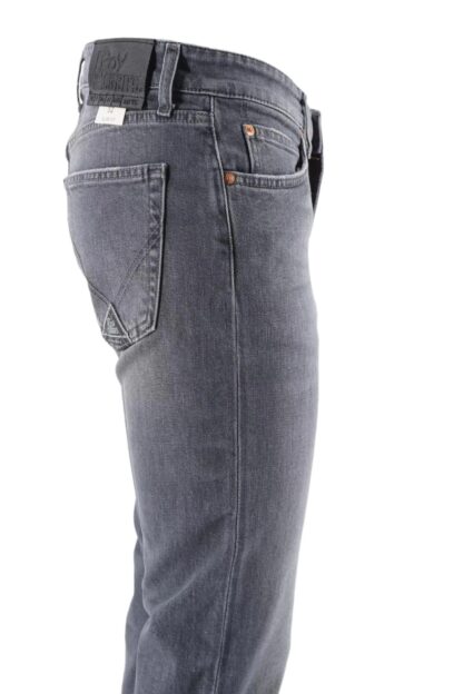 Roy Roger's - Gray Cotton Men Jeans