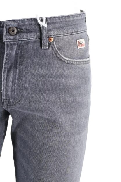 Roy Roger's - Gray Cotton Men Jeans