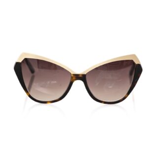 Frankie Morello - Black Acetate Women Sunglass