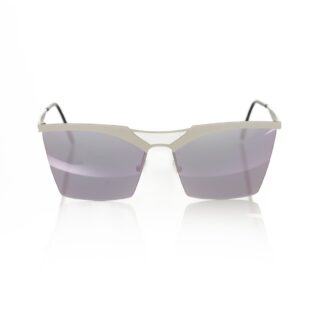 Frankie Morello - Silver Metallic Women Sunglass