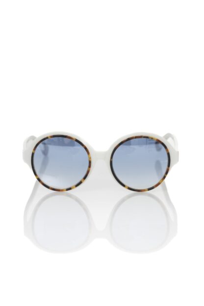 Frankie Morello - White Acetate Women's Sunglass