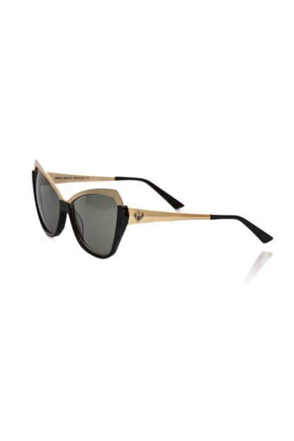 Frankie Morello - Black Acetate Women Sunglasses