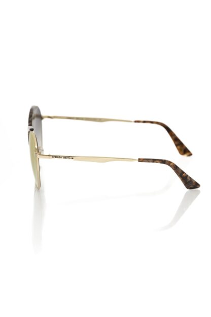 Frankie Morello - Beige Metallic Women Sunglass