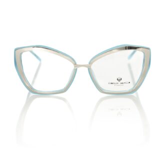 Frankie Morello - Blue Metallic Women's Eyeglass Frame