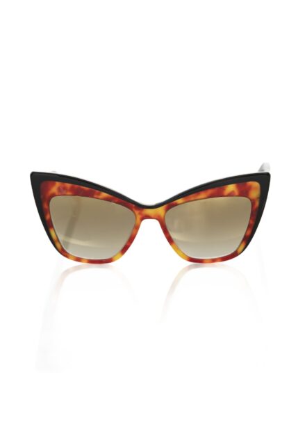 Frankie Morello - Brown Acetate Women Sunglass