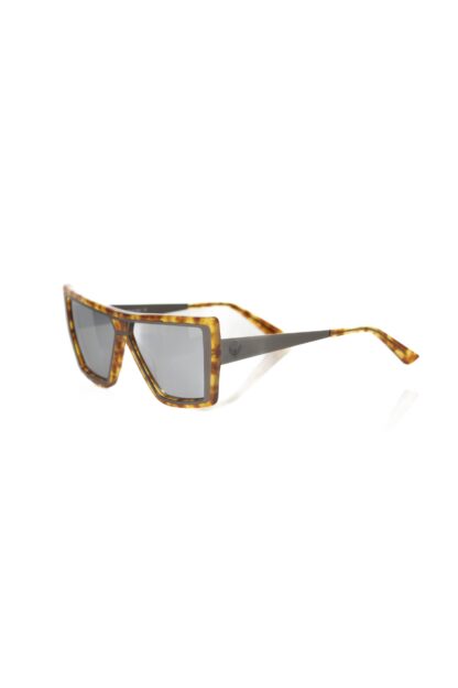 Frankie Morello - Brown Acetate Women Sunglass