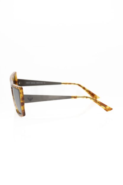 Frankie Morello - Brown Acetate Women Sunglass