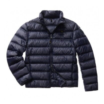 Blauer - Chic Blue Quilted Hooded Down Jacket