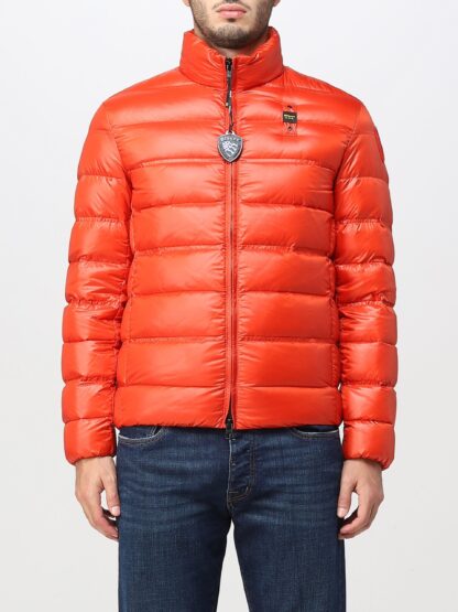 Blauer - Orange Nylon Men Jacket