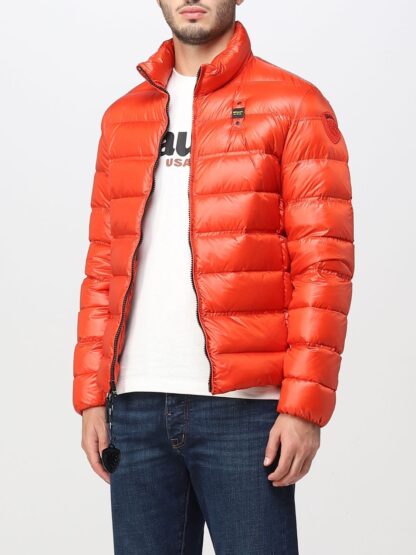 Blauer - Orange Nylon Men Jacket