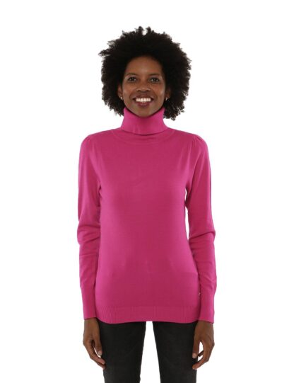 Yes Zee - Fuchsia Viscose Women Sweater