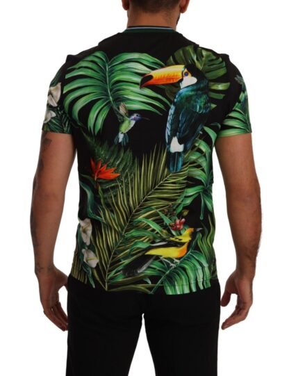 Dolce & Gabbana - Jungle Print Crew Neck Cotton Tee