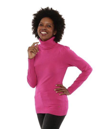 Yes Zee - Fuchsia Viscose Women Sweater