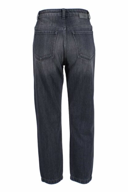 Yes Zee - "Black Cotton Women High-Waisted Jean"