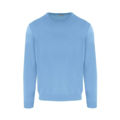 Malo - "Ice Blue Cashmere Men Sweater"