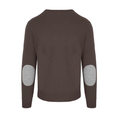 Malo - Elegant Brown Cashmere-Wool Blend Sweater