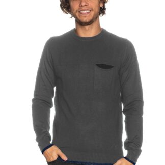 Yes Zee - Chic Two-Tone Crewneck Sweater for Men