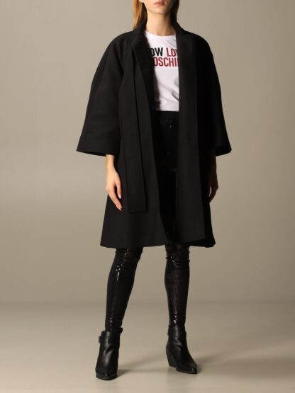 Love Moschino - Black Wool Women Coat