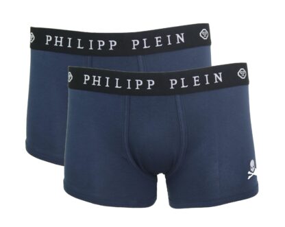 Philipp Plein - Blue Cotton Men Boxer