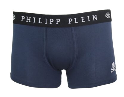 Philipp Plein - Blue Cotton Men Boxer