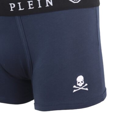 Philipp Plein - Blue Cotton Men Boxer