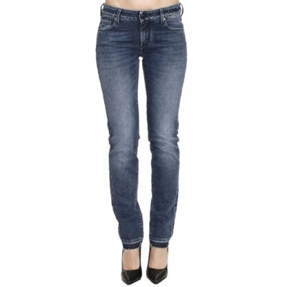 Jacob Cohen - Blue Cotton Women Slim-Fit Jean